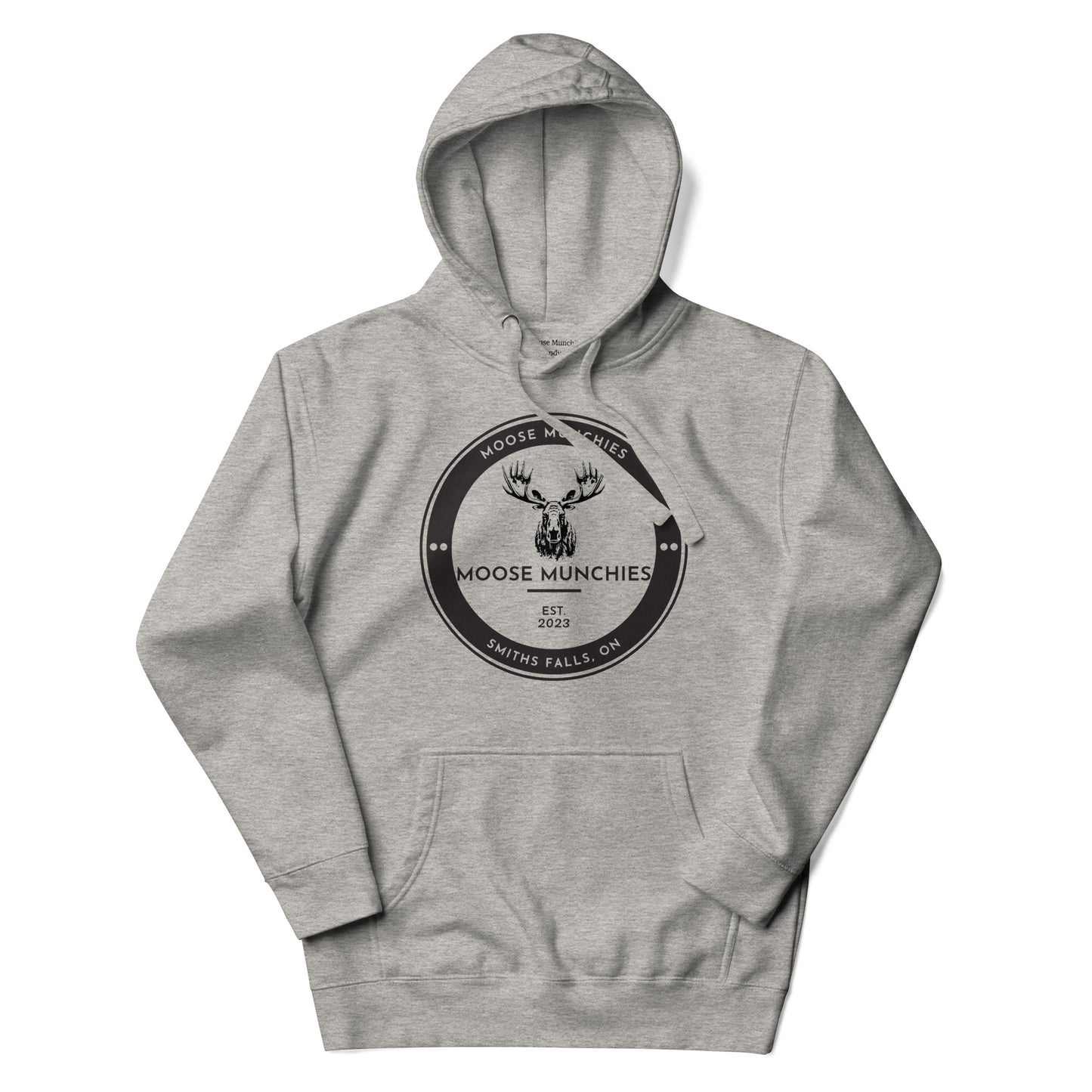 Moose Munchies Charcoal Hoodie