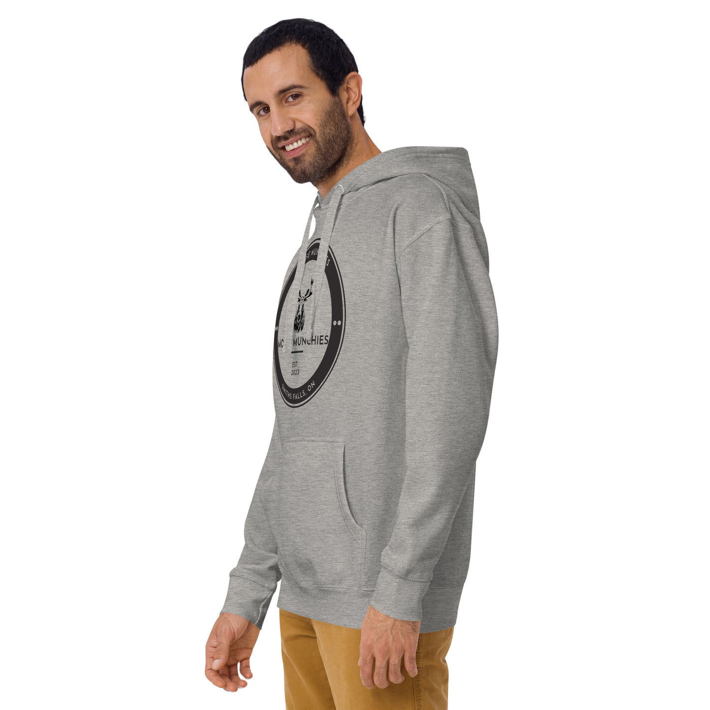 Moose Munchies Charcoal Hoodie