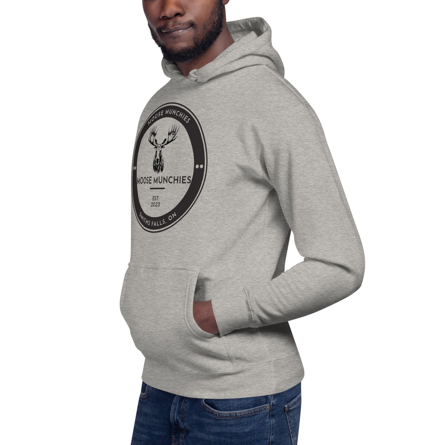 Moose Munchies Charcoal Hoodie