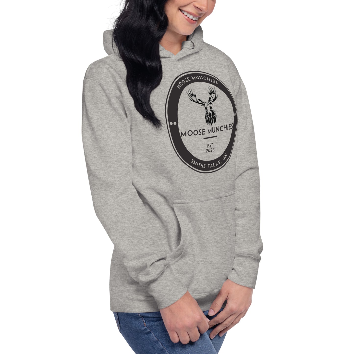 Moose Munchies Charcoal Hoodie