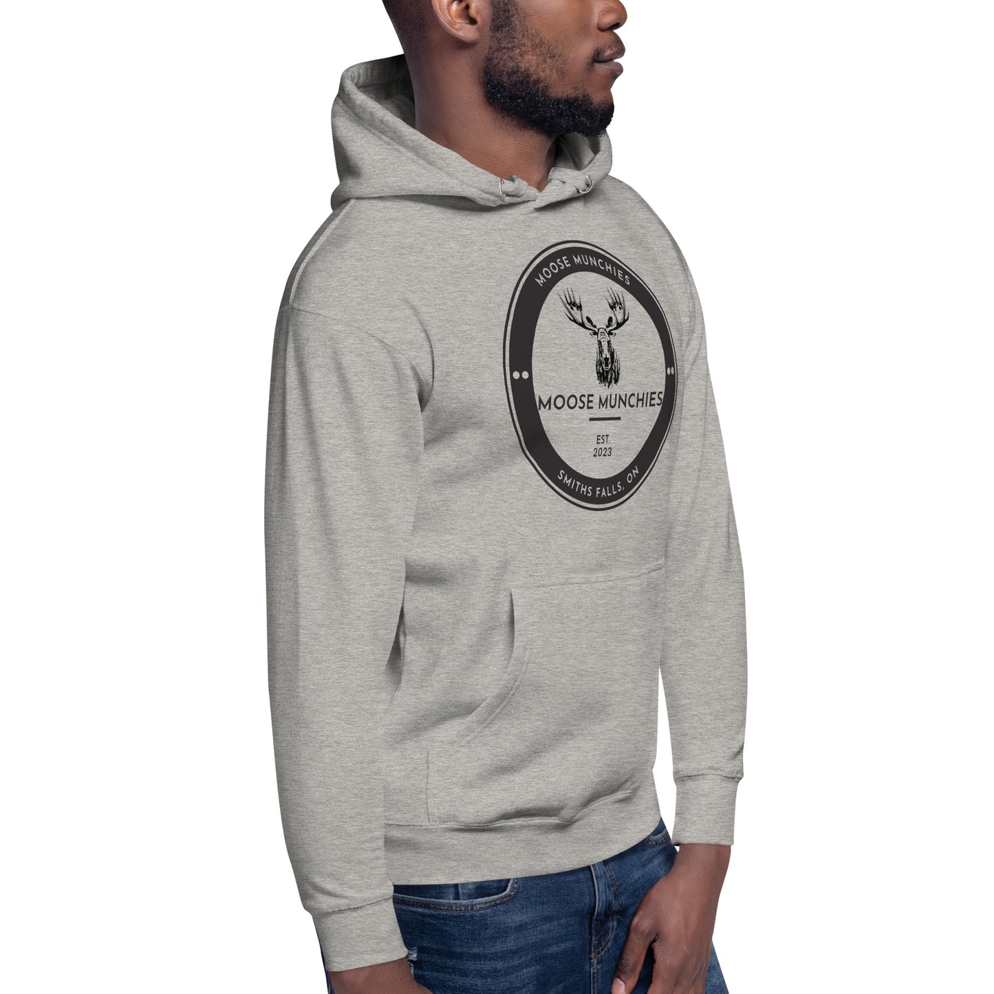 Moose Munchies Charcoal Hoodie